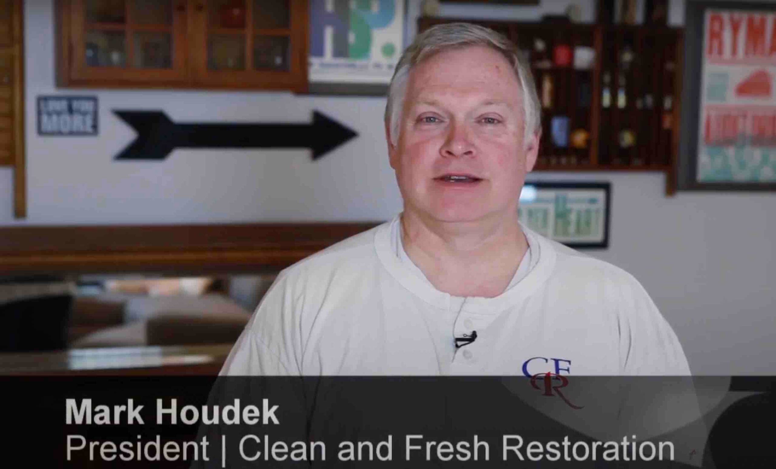 Image of Mark Houdek President of Clean & Fresh Restoration